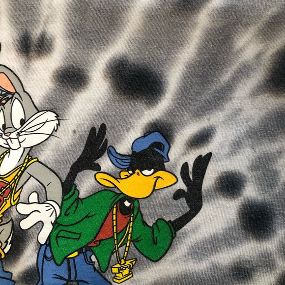 Looney Toones Tie-Dye 100% Cotton Double Stitched Shirt / Size Large - Picture 2 of 7